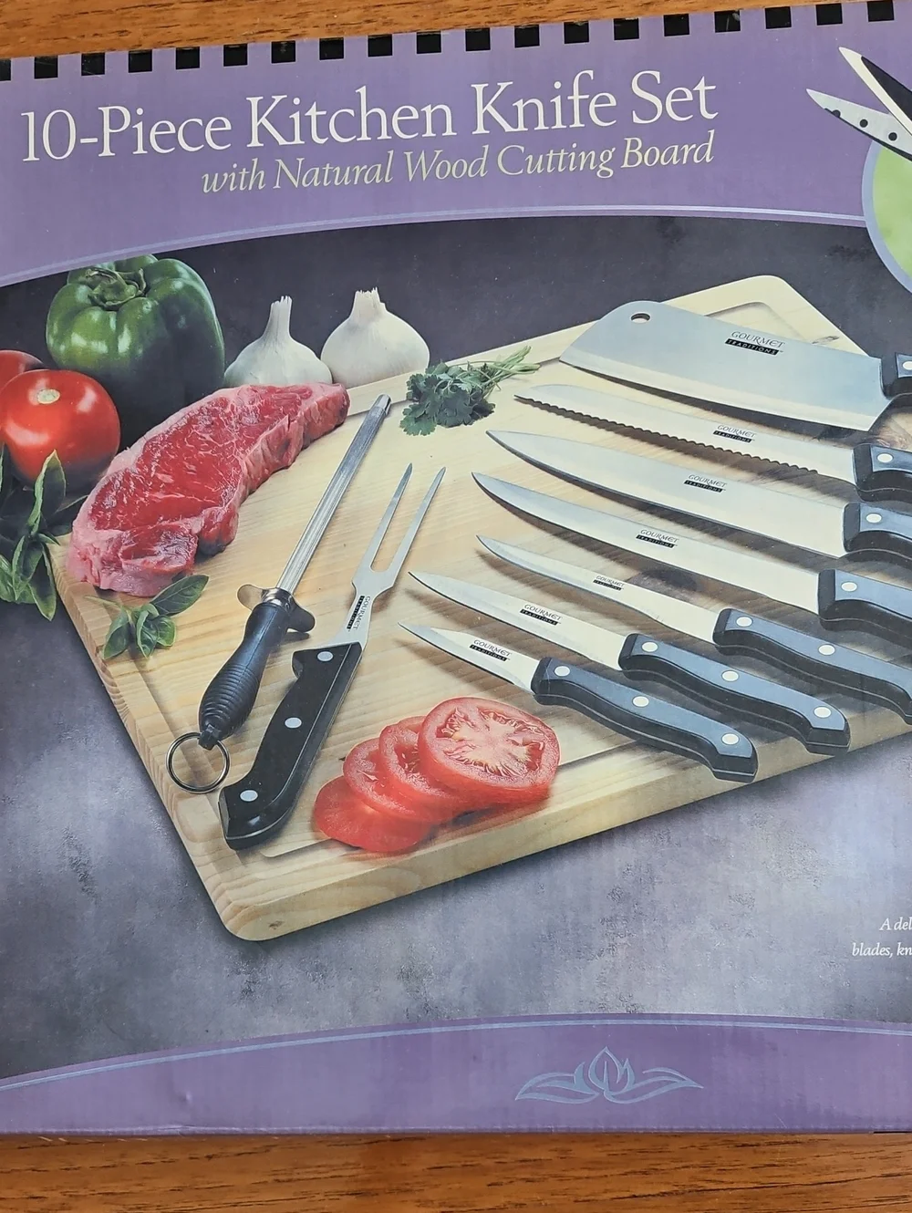 Gourmet Traditions 10 Piece Kitchen Knife Set